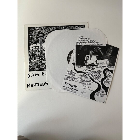 Sam Esh Hard Black Thing Montezuma Baby Duck LP + Insert EX SB 36 Cleaned - Picture 4 of 9